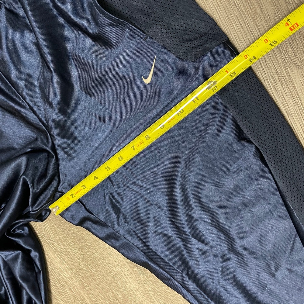 Nike Pants Mens Medium Blue Track Sweat Basketball Shimmer Y2K 90's - Picture 9 of 11